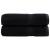 Prosoape de mâini premium SOLUND 2 buc. negru 50x100 cm 600 gsm GartenMobel Dekor