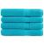 Prosoape premium SOLUND 4 buc. turcoaz 100x200 cm 600 gsm GartenMobel Dekor