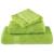 Prosoape de baie premium SOLUND, 4 buc., verde măr, 30x30 cm, 600 g/m² GartenMobel Dekor