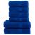 Set de prosoape premium SOLUND, 6 piese, albastru, 600 g/m² GartenMobel Dekor