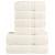 Set de prosoape premium SOLUND, 6 piese, crem, 600 g/m² GartenMobel Dekor