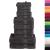 Set de prosoape premium SOLUND, 12 piese, antracit, 600 g/m² GartenMobel Dekor