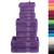 Set de prosoape premium SOLUND, 12 piese, violet, 600 g/m² GartenMobel Dekor