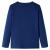 Tricou pentru copii cu mâneci lungi, bleumarin, 116 GartenMobel Dekor