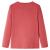 Tricou pentru copii cu mâneci lungi, roz ars, 116 GartenMobel Dekor