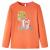 Tricou pentru copii cu mâneci lungi, portocaliu ars, 104 GartenMobel Dekor