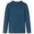 Tricou de copii cu mâneci lungi, tricot cu nervuri, bleumarin, 92 GartenMobel Dekor