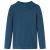 Tricou de copii cu mâneci lungi, tricot cu nervuri, bleumarin, 140 GartenMobel Dekor