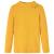 Tricou de copii cu mâneci lungi, tricot cu nervuri, ocru închis, 140 GartenMobel Dekor