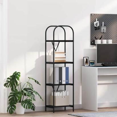 Raft pentru cărți Stejar negru 40 x 30 x 146 cm Lemn compozit GartenMobel Dekor