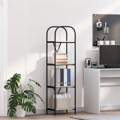 Raft pentru cărți Stejar sonoma 40 x 30 x 146 cm Lemn compozit GartenMobel Dekor