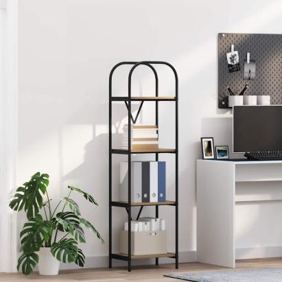 Raft pentru cărți stejar artizanal 40 x 30 x 146 cm GartenMobel Dekor