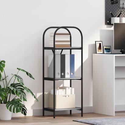 Raft pentru cărți sonoma gri 40 x 30 x 109 cm Lemn compozit GartenMobel Dekor