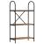 Raft pentru cărți Lemn vechi 60 x 30 x 109 cm Lemn compozit GartenMobel Dekor