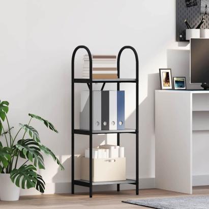 Raft pentru cărți sonoma gri 40 x 30 x 109 cm Lemn compozit GartenMobel Dekor