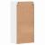 Cabinet suspendat cu raft Alb 55 x 29 x 100 cm Lemn compozit GartenMobel Dekor