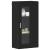 Cabinet suspendat cu raft Negru 55 x 29 x 100 cm Lemn compozit GartenMobel Dekor