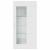 Cabinet suspendat cu raft Alb foarte lucios 55 x 29 x 100 cm GartenMobel Dekor