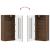 Cabinet suspendat Stejar brun 55 x 29 x 100 cm Lemn compozit GartenMobel Dekor
