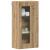 Cabinet suspendat cu raft stejar artizanal 55 x 29 x 100 cm GartenMobel Dekor