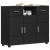 Bufet cu sertar cu ușă Negru 88,5 x 30,5 x 73 cm Lemn compozit GartenMobel Dekor