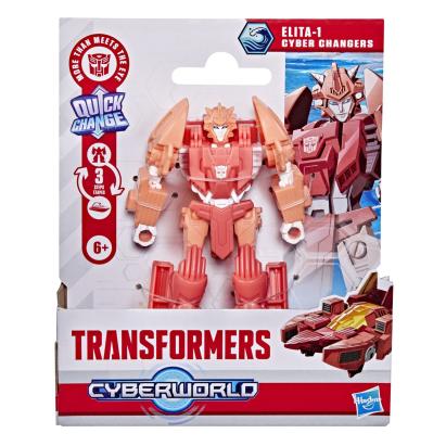 TRANSFORMERS CYBERWORLD ROBOT ELITA 1 CONVERTIBIL 10CM SuperHeroes ToysZone