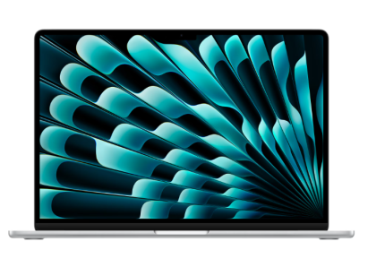 MacBook Air 15.3" Retina/Apple M4 (CPU 10-core, GPU 10-core, Neural Engine16-core)/16GB/256GB - Silver - INT KB (2025) NewTechnology Media