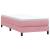 Pat box spring cu saltea, roz, 90x210 cm, catifea GartenMobel Dekor