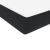 Pat box spring cu saltea, negru, 90x210 cm, catifea GartenMobel Dekor