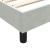 Pat box spring cu saltea, gri deschis, 80x220 cm, catifea GartenMobel Dekor