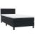 Pat box spring cu saltea, negru, 90x210 cm, catifea GartenMobel Dekor