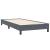 Pat box spring cu saltea, gri închis, 90x220 cm, catifea GartenMobel Dekor