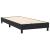 Pat box spring cu saltea, negru, 90x220 cm, catifea GartenMobel Dekor