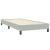 Pat box spring cu saltea, gri deschis, 80x220 cm, catifea GartenMobel Dekor