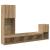 Unități pentru Pereți de TV Stejar Artizanal Lemn compozit GartenMobel Dekor