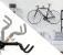 Suport bicicleta pliabil pentru perete, cu unghi reglabil, metal, 36x26x15 cm Household NewTrend