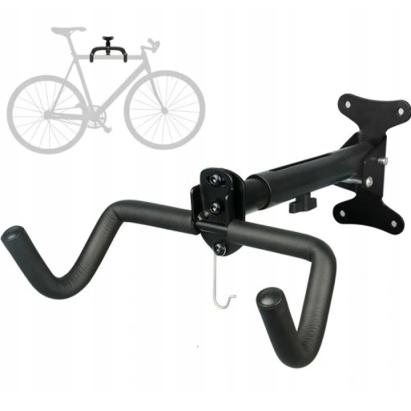 Suport bicicleta pliabil pentru perete, cu unghi reglabil, metal, 36x26x15 cm Household NewTrend