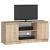 Comoda TV cu 2 usi si o polita, PAL laminat 16 mm, 120x40x55 cm, stejar sonoma Household NewTrend
