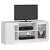 Comoda TV cu 2 usi si o polita, PAL laminat 16 mm, 120x40x55 cm, alb Household NewTrend