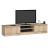 Comoda TV cu 2 usi si rafturi centrale, PAL laminat, 160x40x33 cm, stejar sonoma Household NewTrend