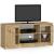 Comoda TV cu 2 usi si o polita, PAL laminat 16 mm, 120x40x55 cm, stejar artisan Household NewTrend