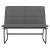 Bancă, gri, 100x75x76 cm, piele ecologică GartenMobel Dekor