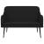 Bancă, negru, 110x76x80 cm, textil GartenMobel Dekor