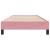 Cadru de pat fără saltea roz 100x220 cm catifea GartenMobel Dekor