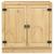 Dulap cu raft cu ușă Miere 80 x 46 x 81,5 cm Lemn de pin masiv GartenMobel Dekor