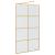 Zid de duș walk-in Auriu 115 x 195 cm sticlă securizată GartenMobel Dekor
