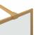 Zid de duș walk-in Auriu 115 x 195 cm sticlă securizată GartenMobel Dekor