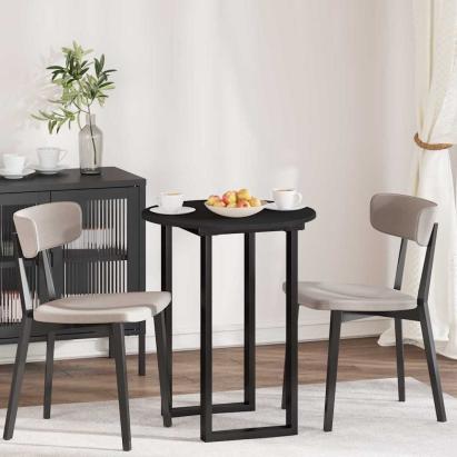 Placă de masă Negru 60 x 60 x 1,5 cm Lemn compozit GartenMobel Dekor