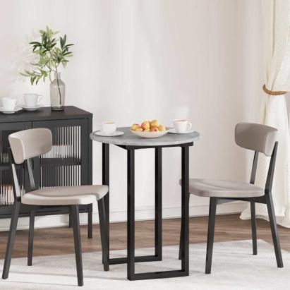 Placă de masă Gri beton 60 x 60 x 1,5 cm Lemn compozit GartenMobel Dekor