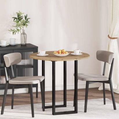 Placă de masă stejar artizanal 80 x 80 x 1.5 cm Lemn compozit GartenMobel Dekor